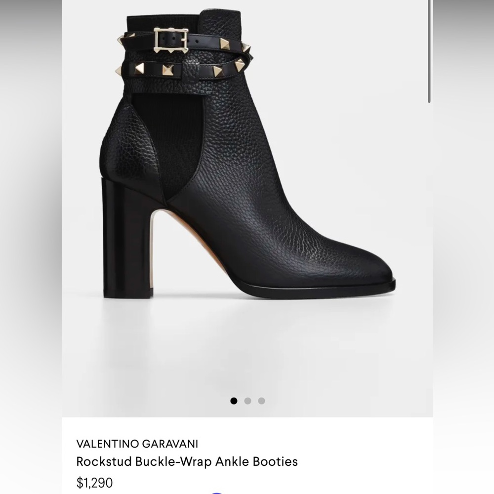 Valentino studded black boot